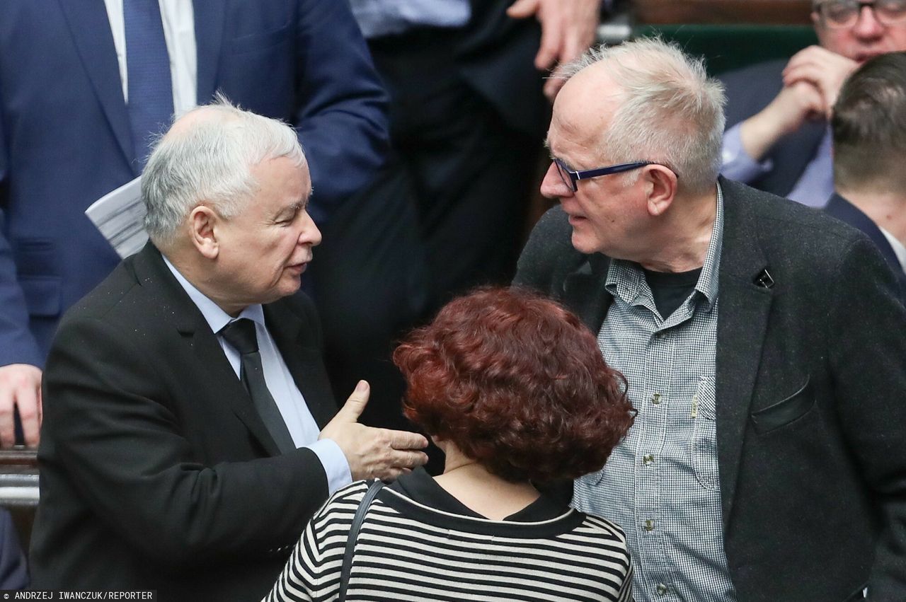 Jarosław Kaczyński i Krzysztof Czabanski