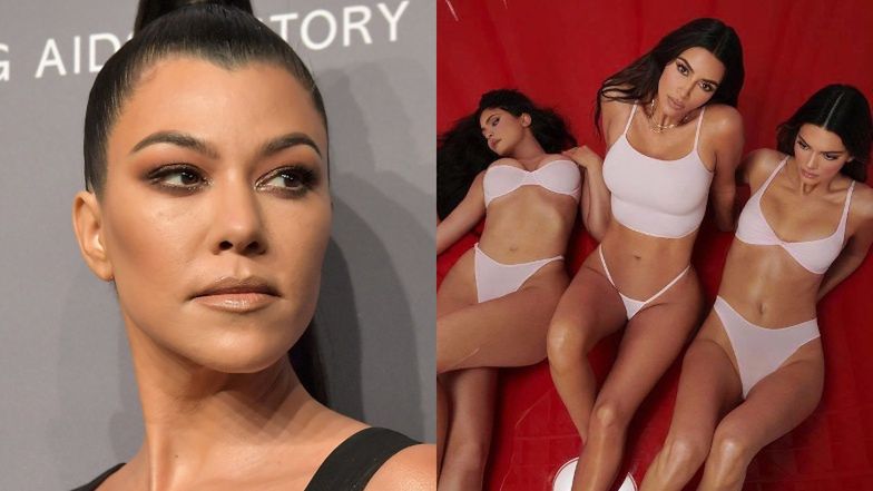 Kourtney Kardashian odgrywa się na siostrach, pozując w KUSYCH MAJTECZKACH (FOTO)