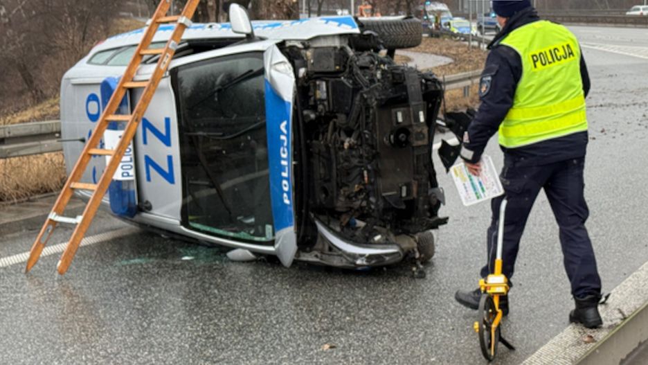 Pościg za busem w Warszawie.