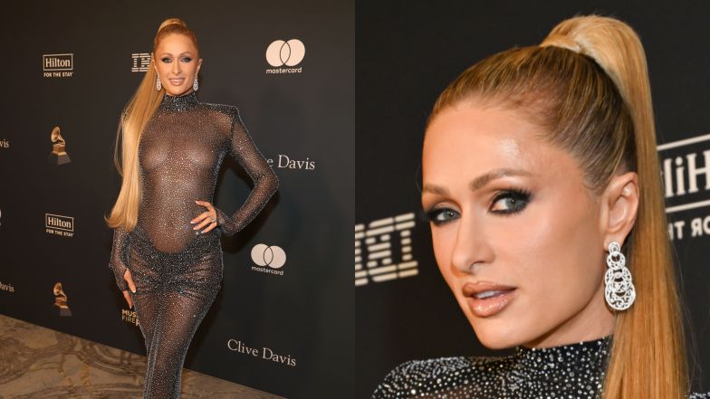 Paris Hilton na imprezie przed Grammy