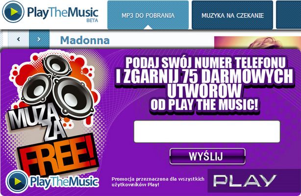 Play The Music - beta-testy serwisu z tanią muzyką