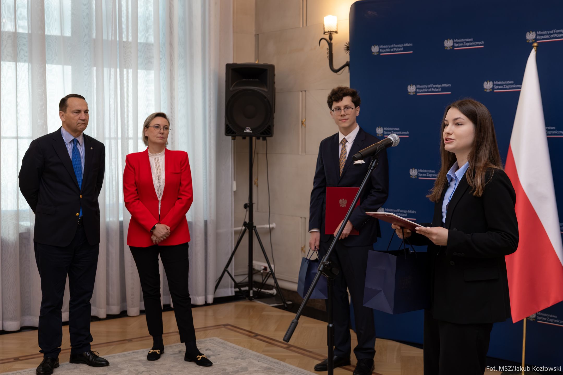 Karolina Fabirkiewicz i Michał Wyrębkowski reprezentują młodzież 