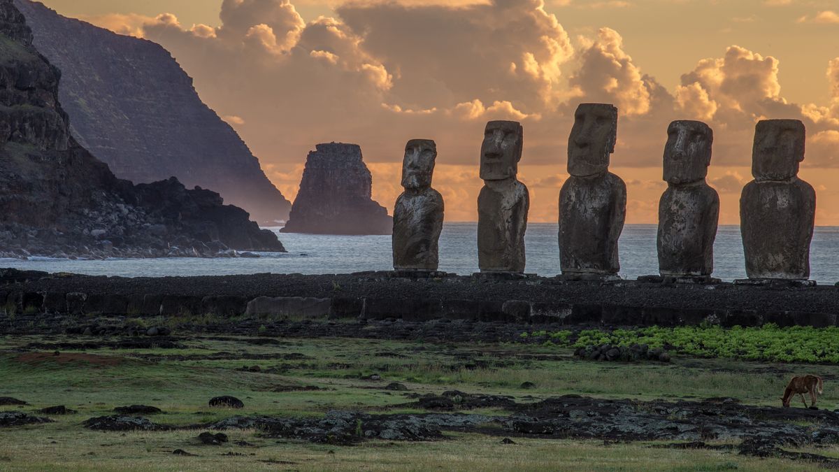 Posągi na Wyspie Wielkanocnej zwrócone są w stronę lądu