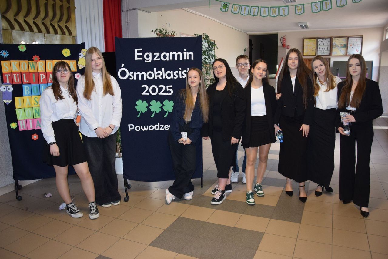 Egzamin ósmoklasistów w Szkole Podstawowej nr 2 w Zduńskiej Woli
