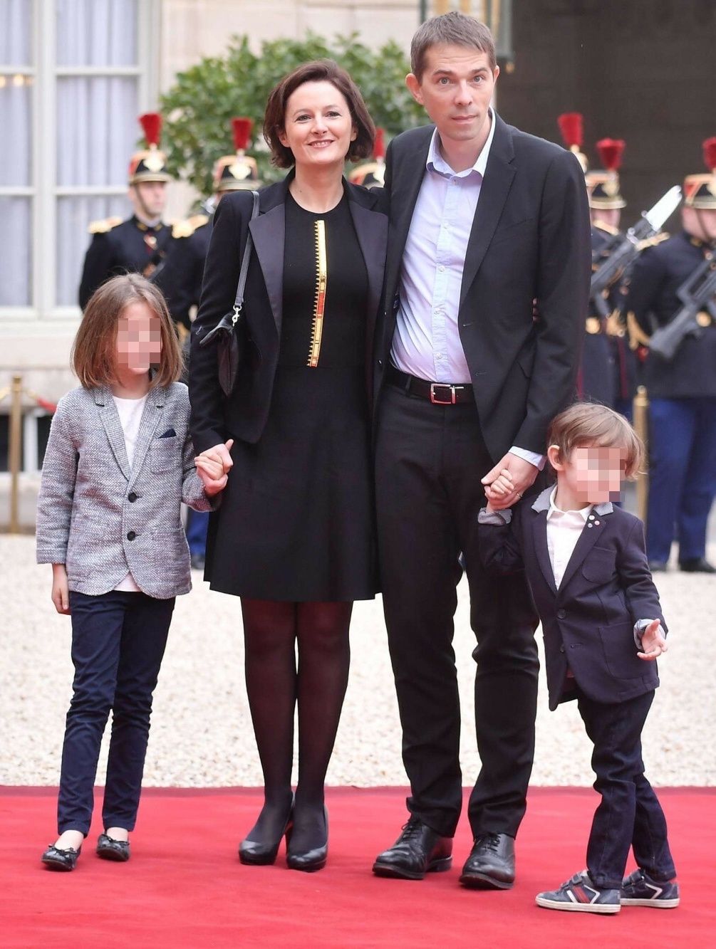 Sébastien Auzière i Christelle Auzière z dziećmi