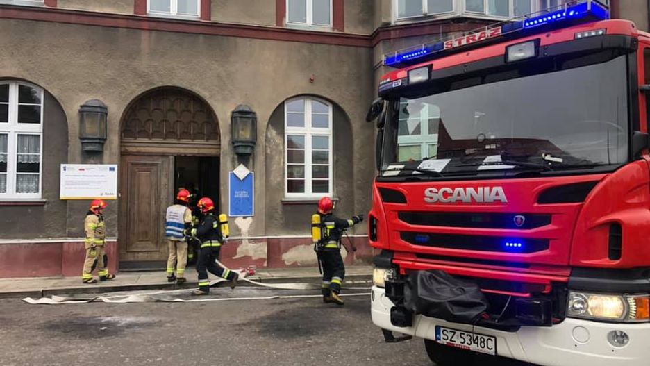 Zabrze. Jedna osoba zginęła w pożarze kamienicy w centrum Zabrza.