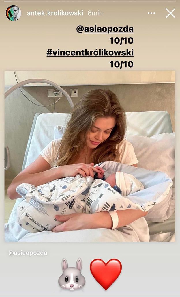 Joanna Opozda i Antek Królikowski 