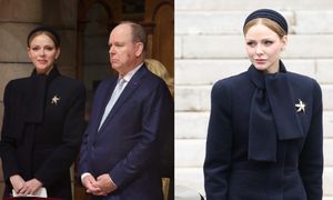 "Najsmutniejsza księżna świata" sili się na uśmiech podczas obchodów święta św. Dewoty (ZDJĘCIA)