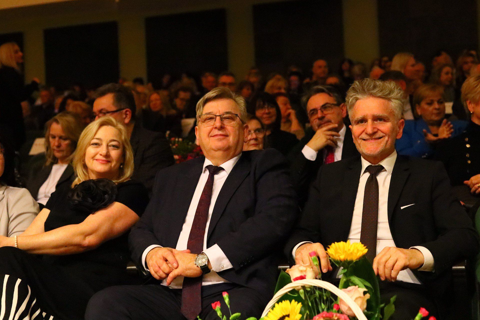 Starosta kielecki Tomasz Pleban oraz senator Rzeczypospolitej Polskiej Krzysztof Słoń