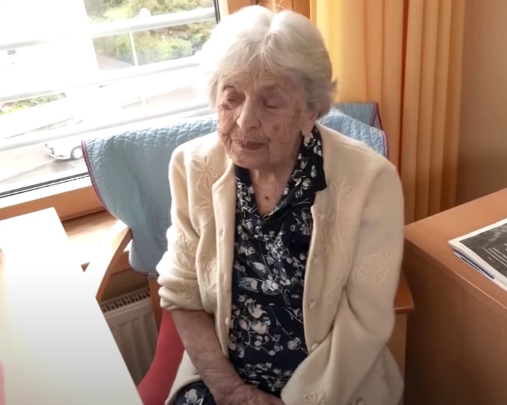 98-letnia Raisa Waliuskiewycz uciekła przed wojną z Ukrainy