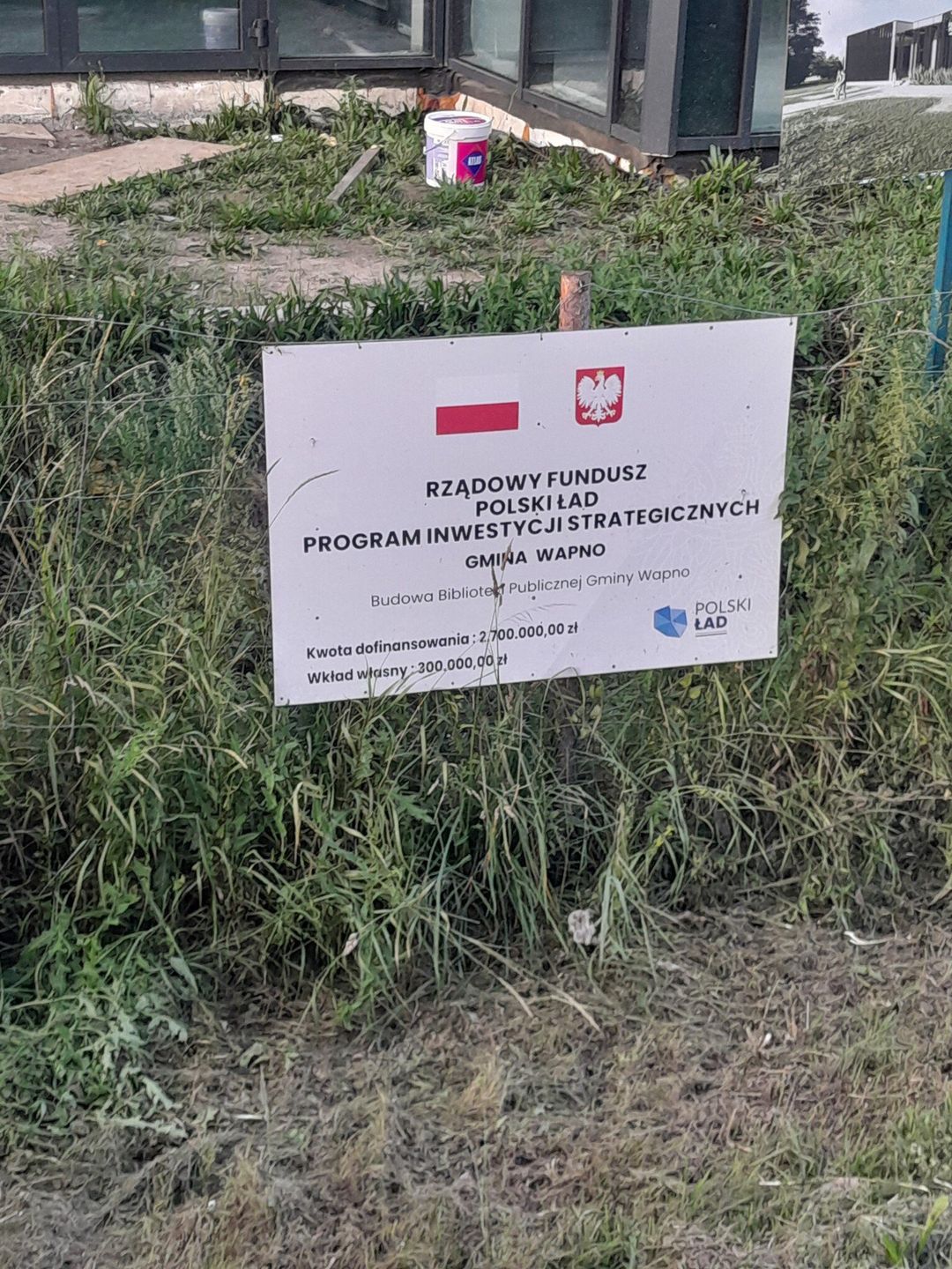 Budowa nowej biblioteki w Wapnie - 6 sierpnia 2025 roku
