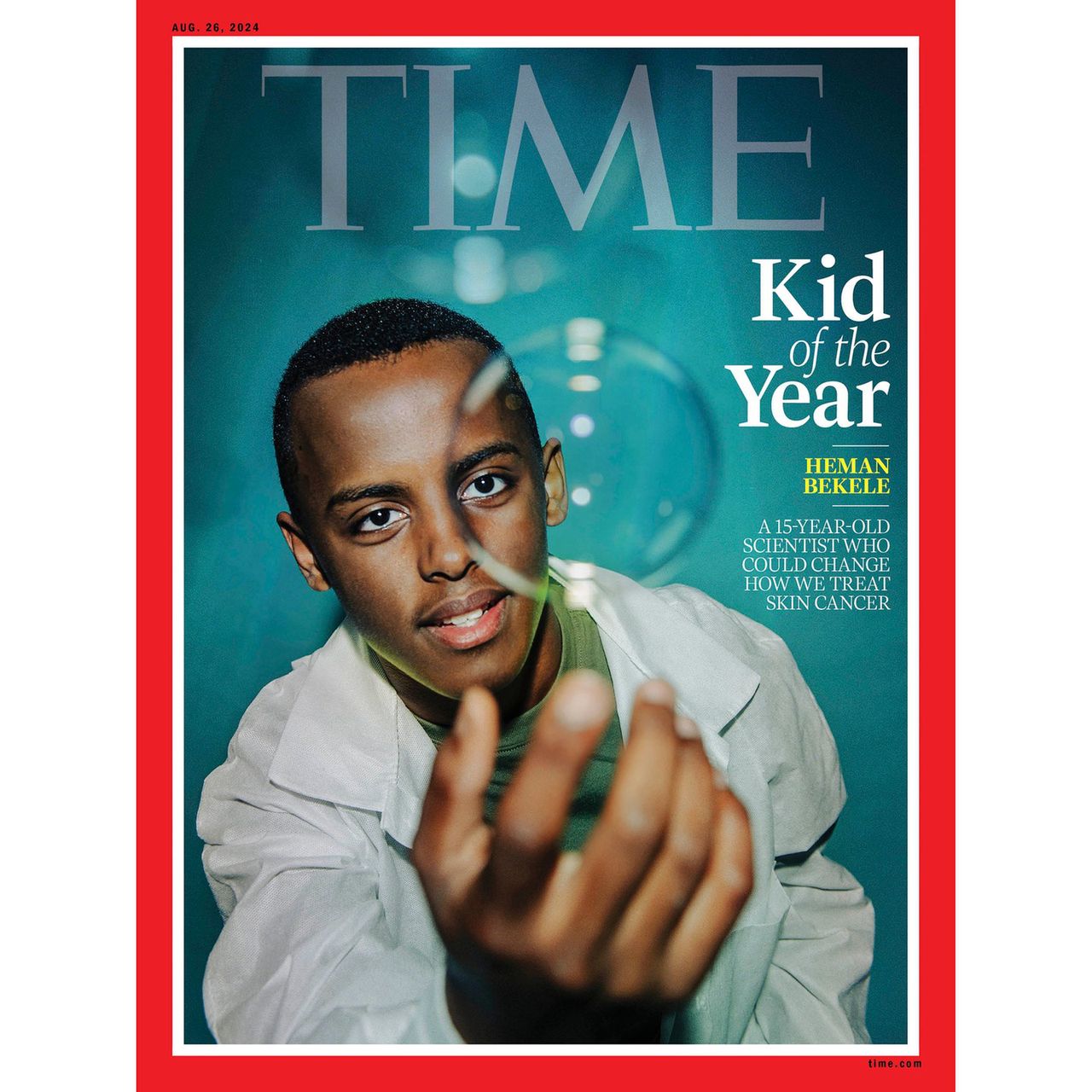 Heman Bekele recognised as "Kid of the Year" by "TIME" magazine