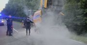 Policjanci z Lublina uratowali maszynę rolniczą przed spaleniem