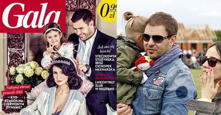 Karolak i Kołakowska z córką na okładce! (FOTO)