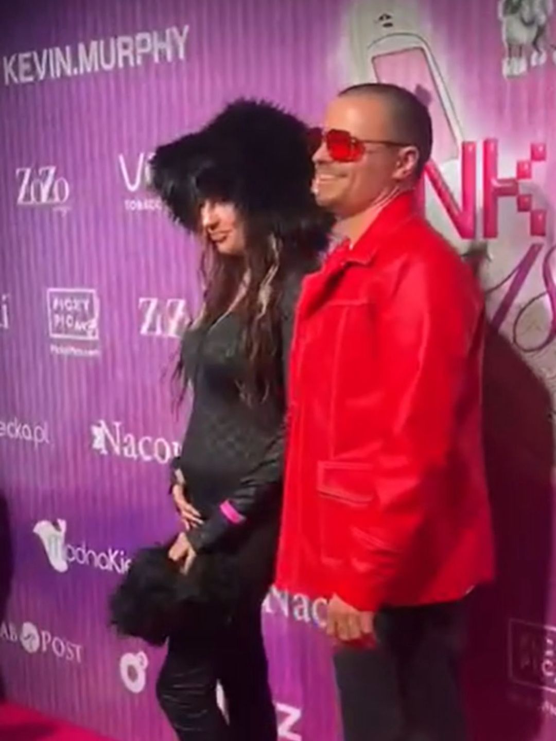 Marcin Hakiel z ciężarną Dominiką