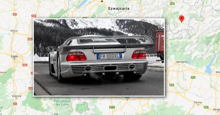 Mercedes-Benz CLK GTR przyłapany. Pojawił się w okolicach St. Moritz