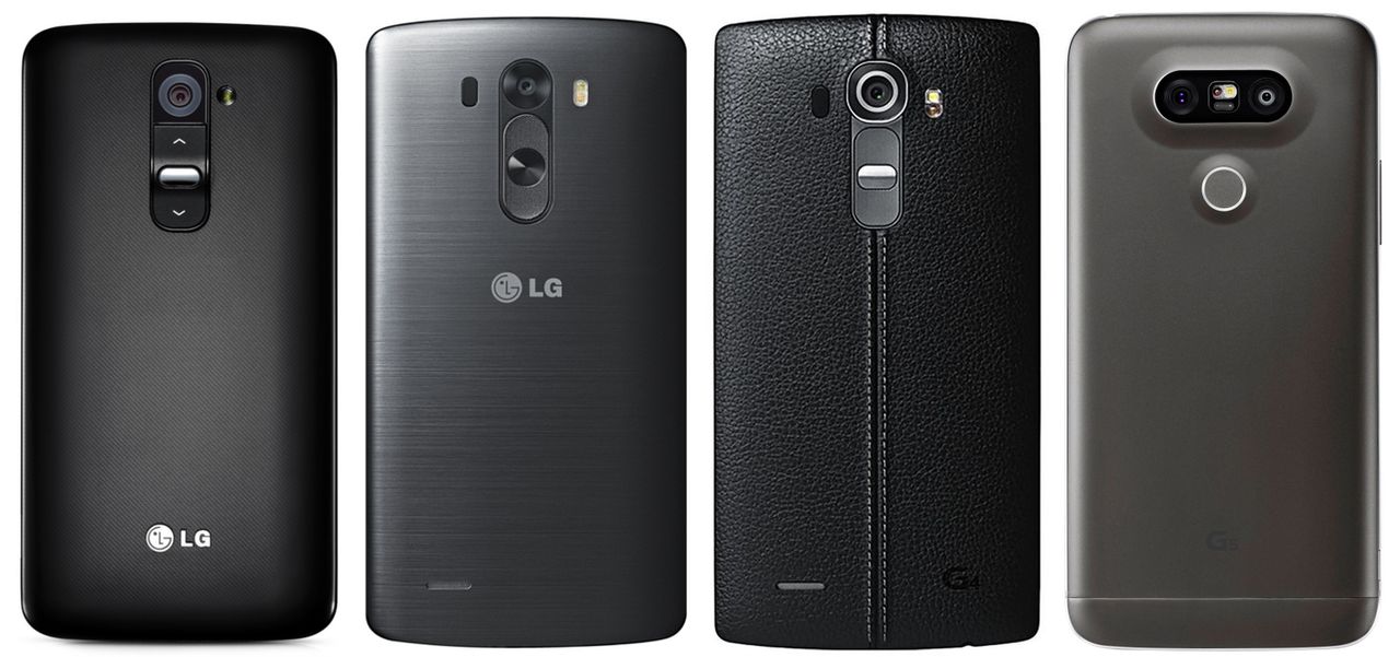 LG G2, G3, G4 i G5