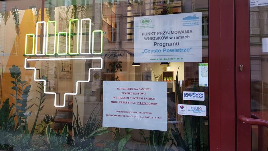 Katowice. W mieście działa już punkt programu Czyste Powietrze.