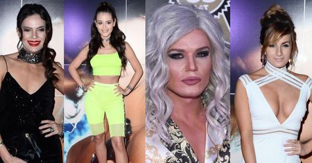 Celebrytki wdzięczą się na ściance "Playboya": 40-letnia szafiarka, sobowtór Dody, Joanna Majstrak... (ZDJĘCIA)