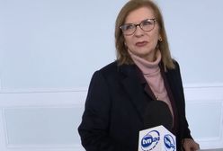 Małgorzata Gosiewska z PiS z gałązką oliwną do polityków PSL. TVN24 uwieczniła moment