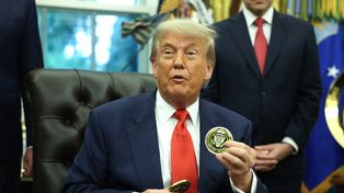 Monety z wizerunkiem Trumpa wyprzedane w kilka godzin