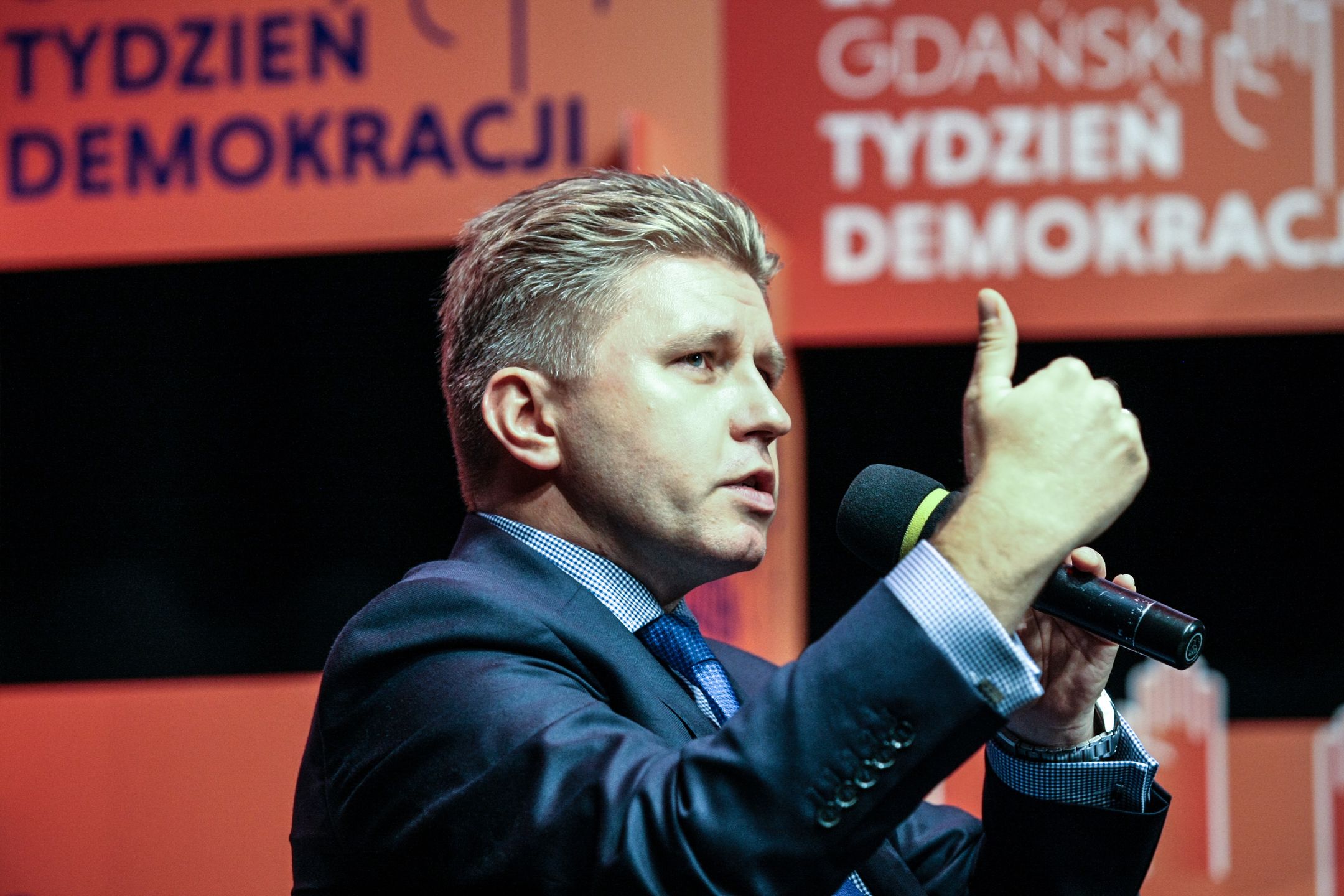 2nd Gdansk Democracy Week, PolandLawyer, habilitated doctor of law, specialist in the field of law theory, associate professor at the Faculty of Law and Administration, Warsaw University Professor Marcin Matczak is seen in Gdansk, Poland on 13 September 2017   during the Second Democracy Week debate &quot;Do we need democracy to have good life&quot; . Annual Democracy Week is a venue to dispute about Freedom and Democracy in Poland.  (Photo by Michal Fludra/NurPhoto via Getty Images)NurPhotogdansk, poland, democracy, week, dispute, discusion, freedom, european solidarity centre, ecs