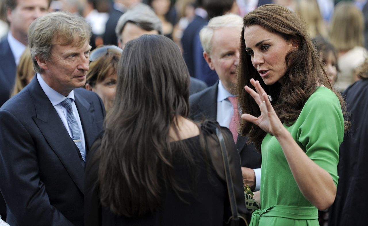 Kate Middleton w zielonej sukience w 2011 roku