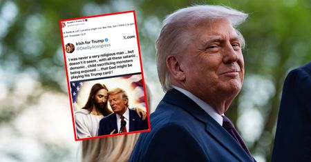 Trump opublikował kolejny obrazek z Jezusem. Tak skomentował