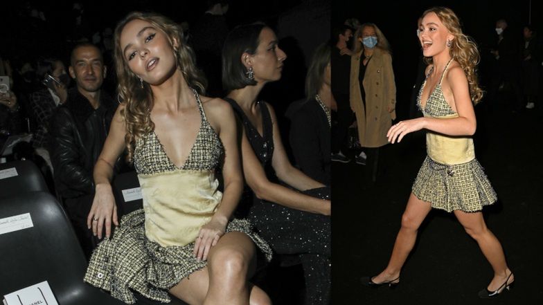 Gwiazdy na Fashion Weeku w Paryżu