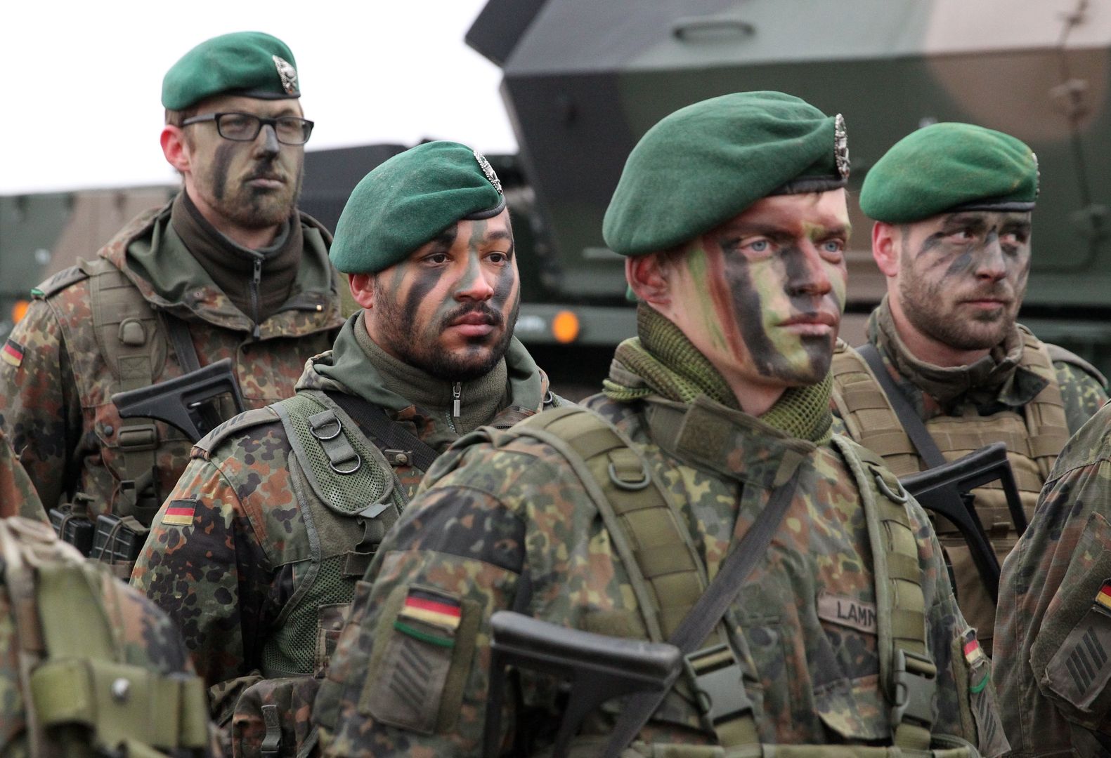 Żołnierze Bundeswehry podczas polsko-niemieckich ćwiczeń