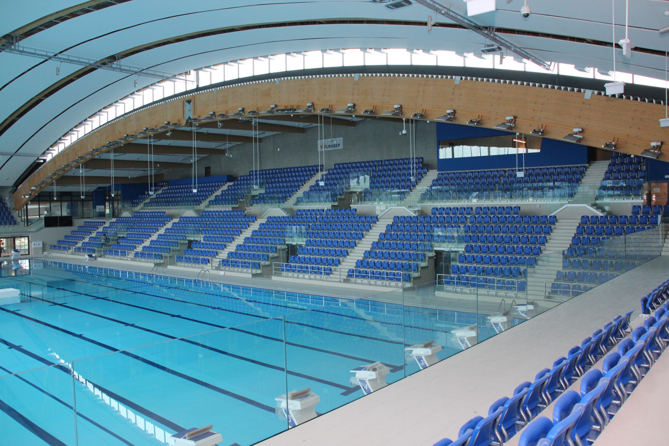 Basen, który wchodzi w skład obiektu AQUA Lublin