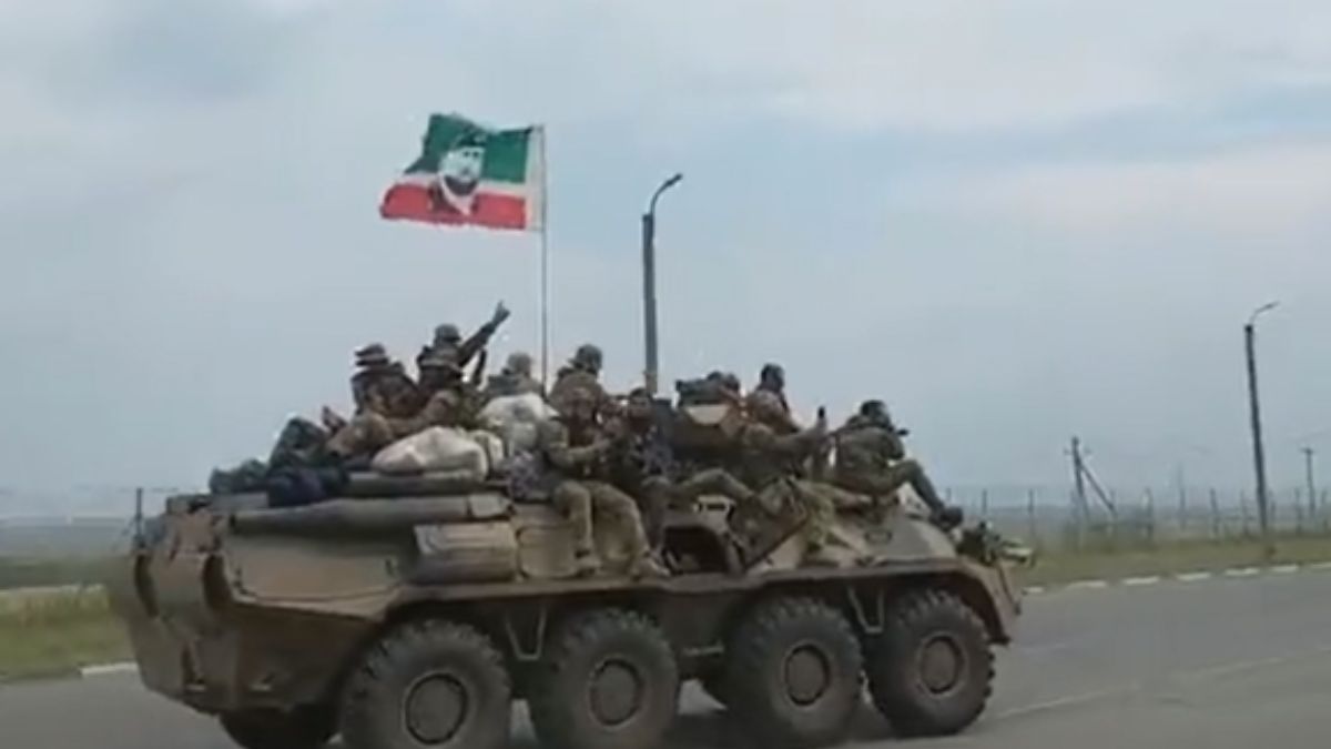 Siły czeczeńskie wycofały się z frontu w Donbasie, nie wiadomo dokąd wyjechały