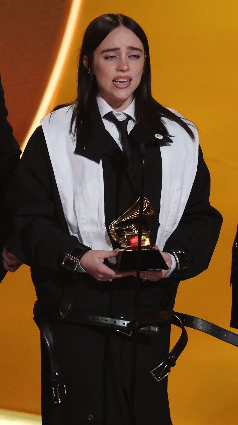 Billie Eilish na uroczystości rozdania nagród Grammy