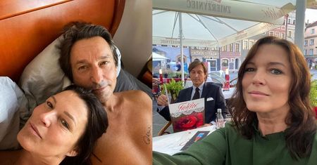 Miłość Ilony Felicjańskiej i Paula Montany kwitnie w ogródku drogiej restauracji Magdy Gessler (FOTO)