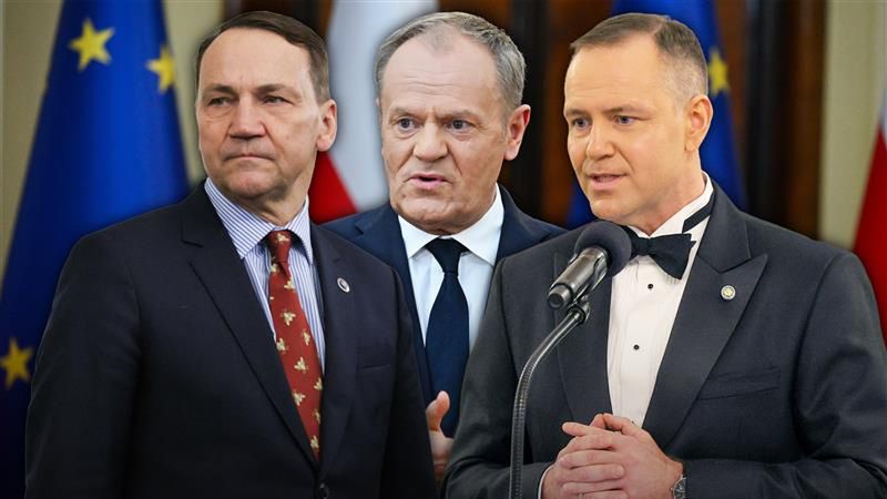Radosław Sikorski, Donald Tusk, Karol Nawrocki