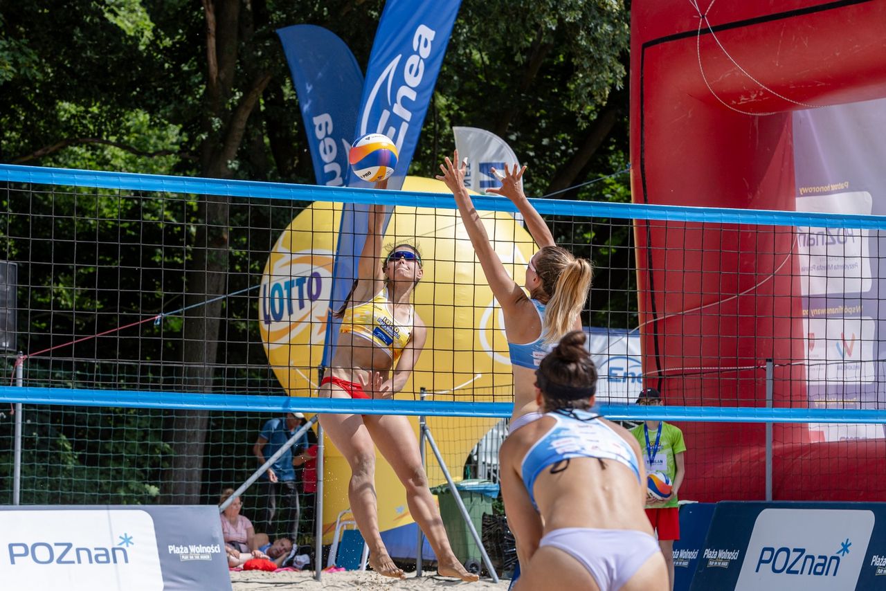 Gwiazdy polskiej siatkówki plażowej zagrają nad Rusałką. Lotto Plaża Wolności startuje już jutro