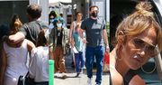 Jennifer Lopez i Ben Affleck maszerują z dziećmi na lunch (ZDJĘCIA)