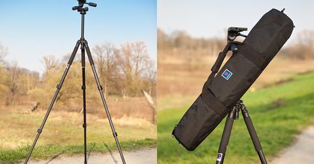 Benro A-500EX z głowicą HD-28 – statyw do studia i w podróż [recenzja]