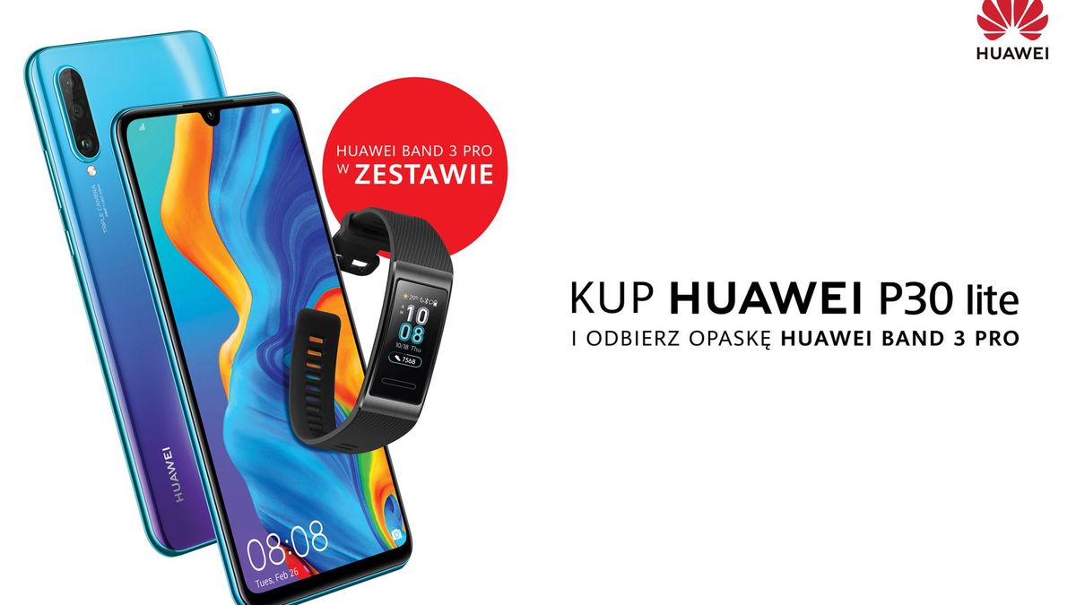 Huawei P30 lite z opaską dla aktywnych za darmo [#wSkrócie] 1