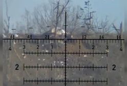 Snajper zaczaił się na Rosjan. Zabójcza celność na froncie