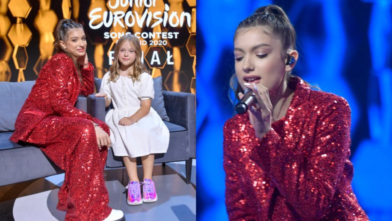 Viki Gabor w NOWEJ FRYZURZE pozuje do zdjęć ze swoją tegoroczną NASTĘPCZYNIĄ w konkursie Eurowizji Junior