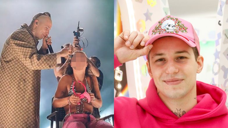 Żabson ogolił fanki na scenie