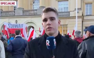 Wpadka TV Republika. Reporter: ja se idę