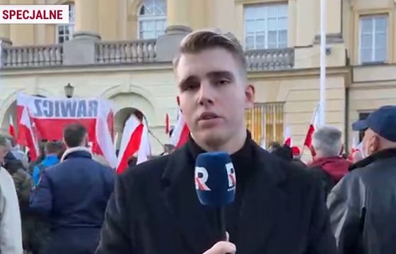 Wpadka TV Republika. Reporter: ja se idę