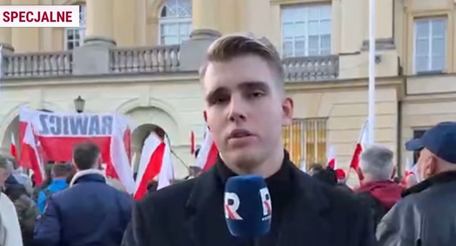 Wpadka TV Republika. Reporter: ja se idę