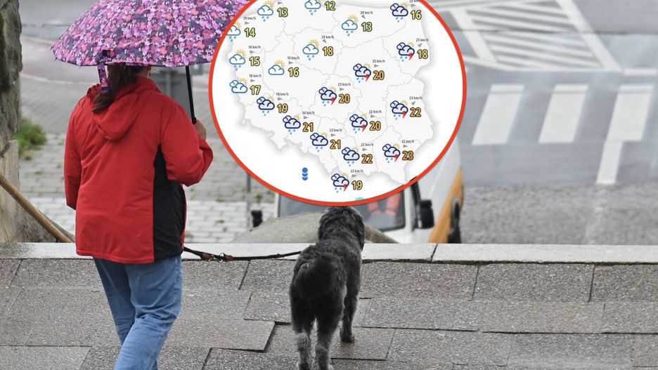 W niedzielę spodziewane jest załamanie pogody