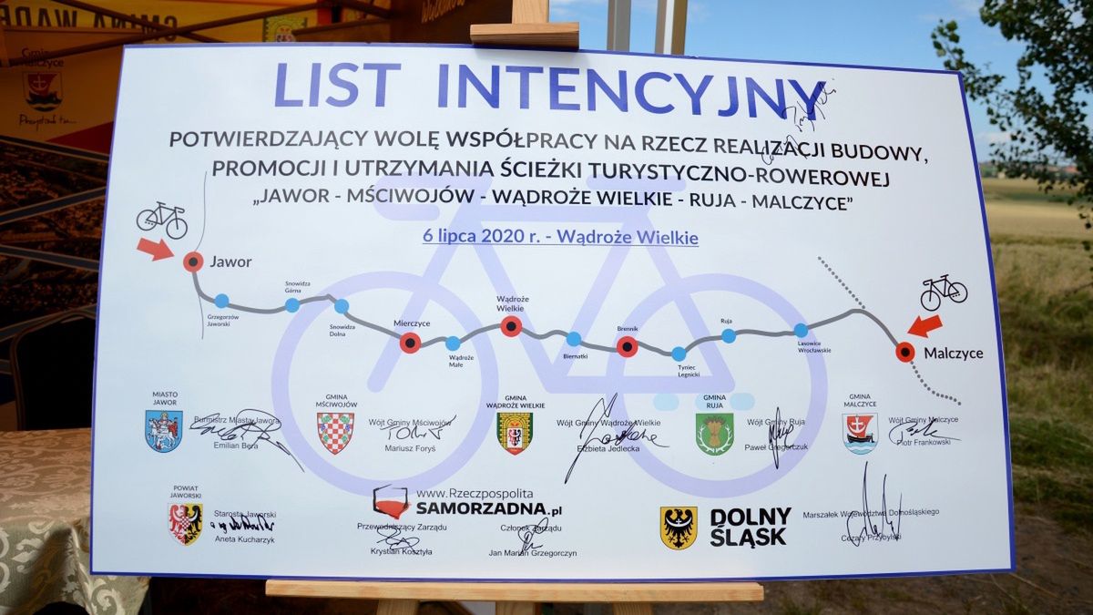 Dolny Śląsk. Dzięki współpracy samorządów powstanie nowa trasa rowerowa. Liczyć będzie 33 km