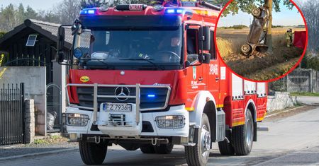 Nie żyje kierowca. Auto aż oparło się o drzewo