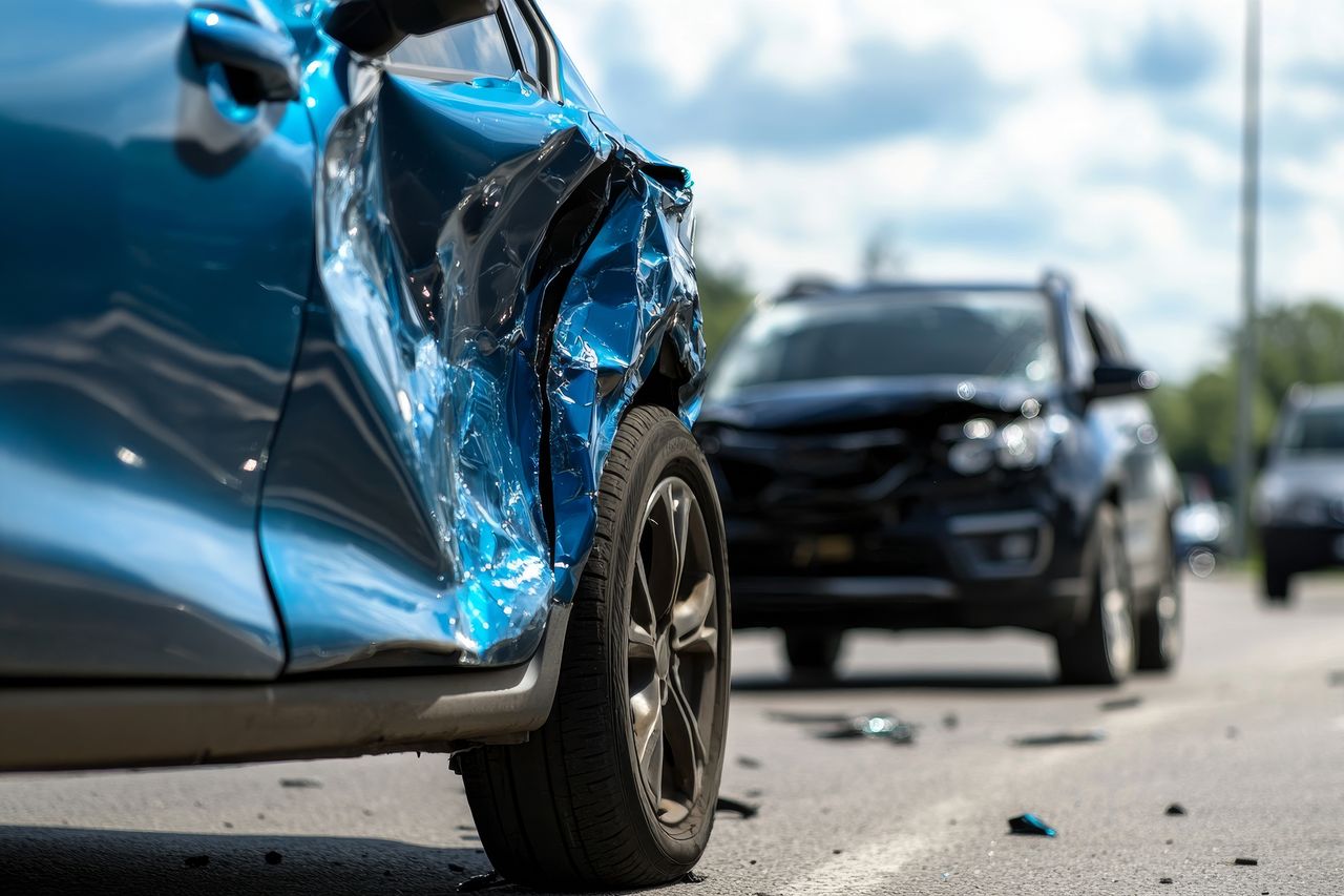 Wrocław: Trzy auta zderzyły się na autostradzie A4. Są utrudnienia