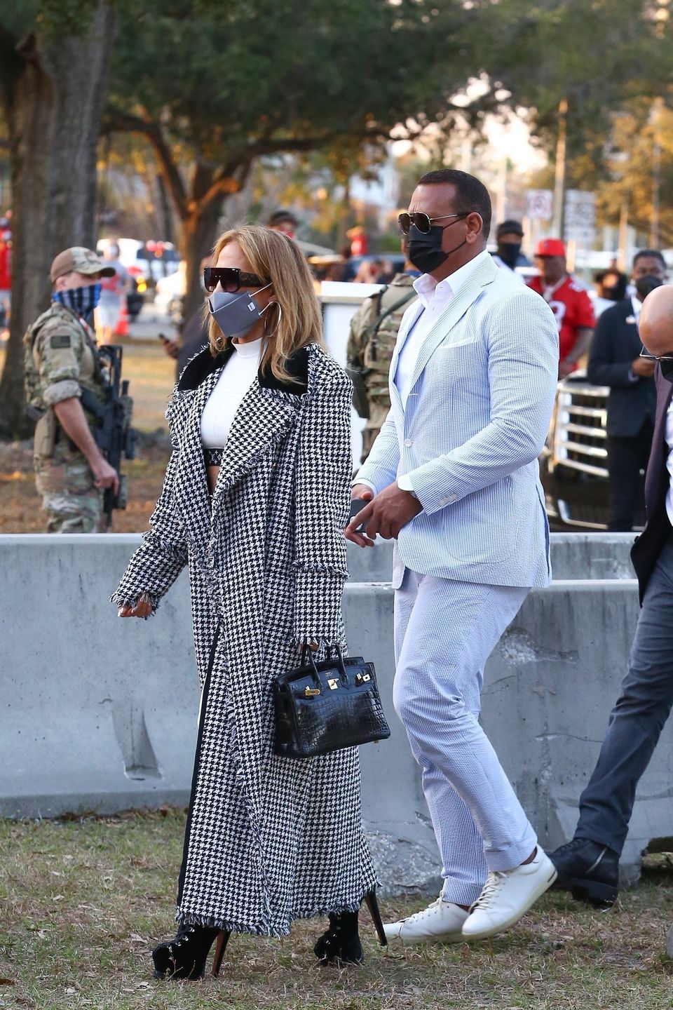 Jennifer Lopez i jej narzeczony, Alex Rodriguez na finale Super Bowl 